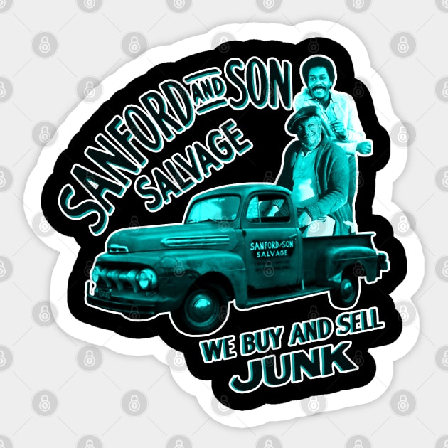 Sanford and Son Salvage Worn Truck Sticker by Quadra^Maniac